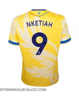 Crystal Palace Eddie Nketiah #9 Maglia Gara Trasferta Repliche 2024-25 Maniche Corte